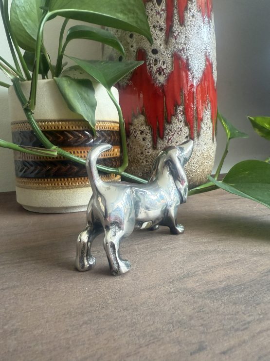 Teckel | sculptuur verzilverd - Afbeelding 6