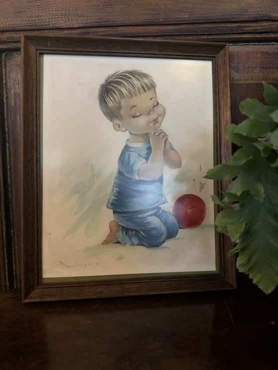 Vintage ingelijste print | Constanza | Jongen