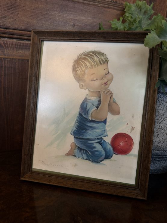 Vintage ingelijste print | Constanza | Jongen - Afbeelding 2