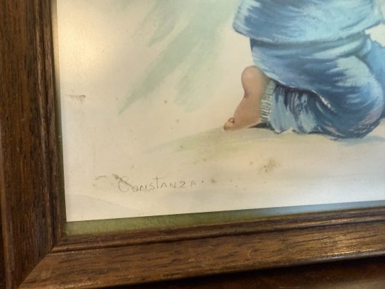 Vintage ingelijste print | Constanza | Jongen - Afbeelding 5